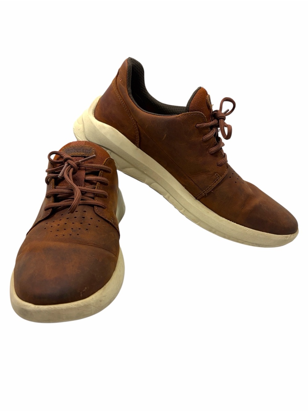 Timberland Bradstreet Ultra Oxford Brown Leather Comfort Shoes Men’s 10